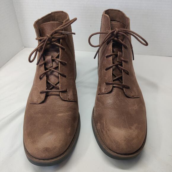 Timberland Beckwith Brown Full Grain Leather Lace Up Chukka Ankle Boots 7.5 - Picture 2 of 11